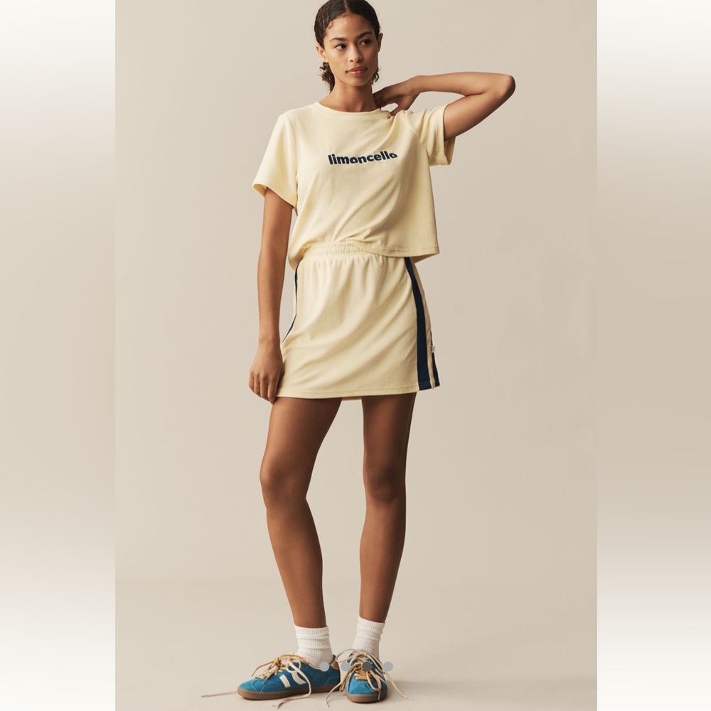 Anthropologie x Araminta James Voyage Terry Mini Skirt - Size M - BNWT